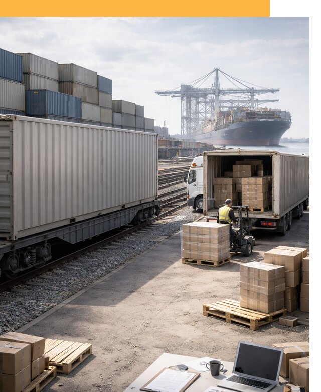 Мультимодальные перевозки грузов по миру от 45675 руб