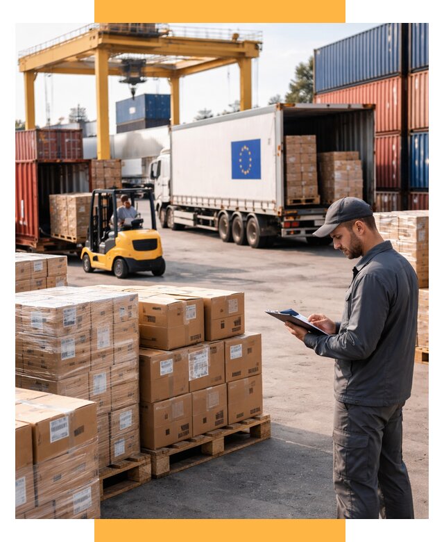 Доставка грузов из Европы от 12180 р., логистика СетСервис-Пск