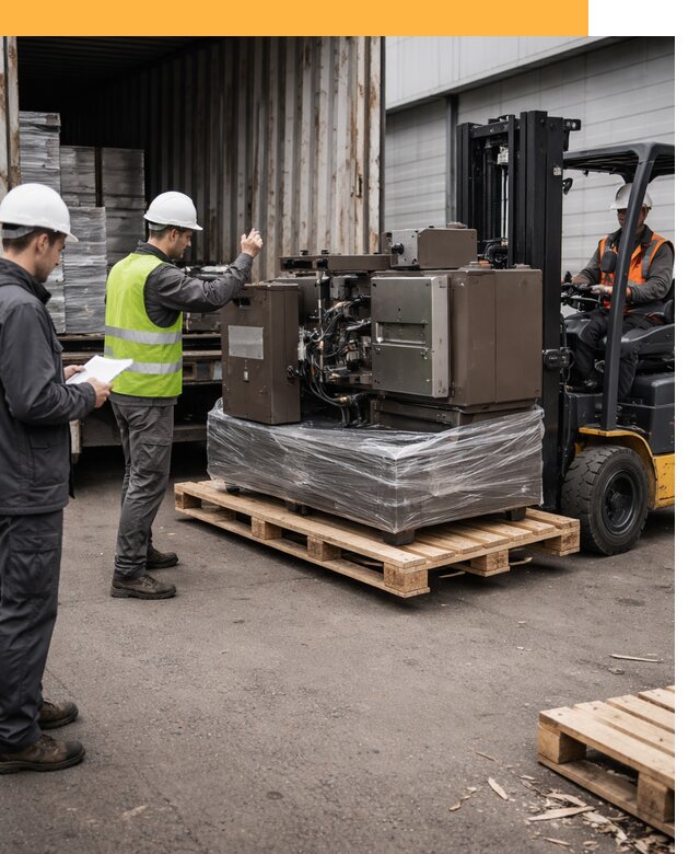 Доставка промышленного оборудования из Европы от 45675