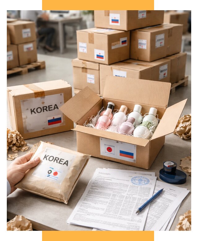 Доставка косметики из Кореи от 8628 р. под ключ | СетСервис-Пск