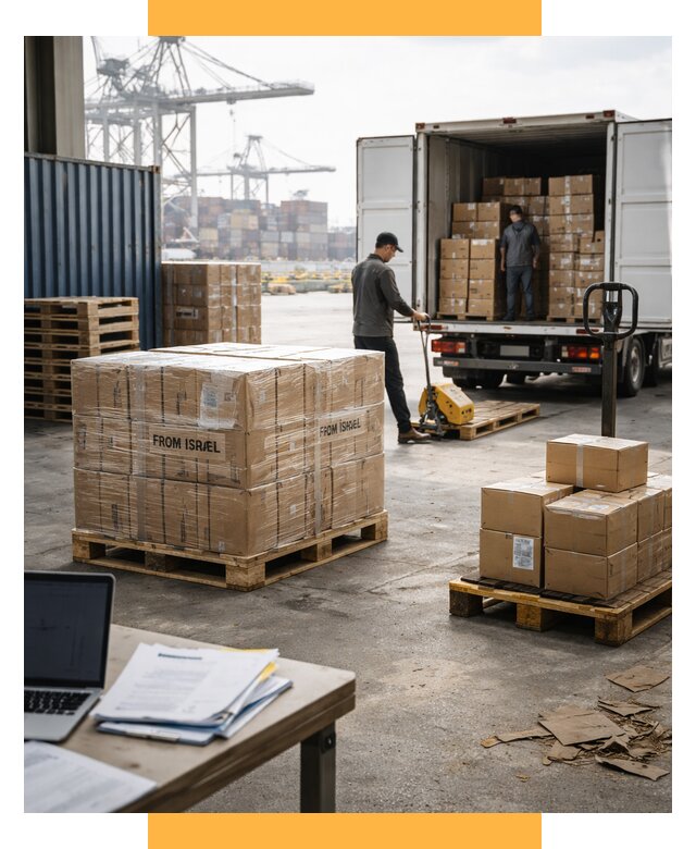 Доставка грузов из Израиля от 15225 р., логистика от СетСервис-Пск