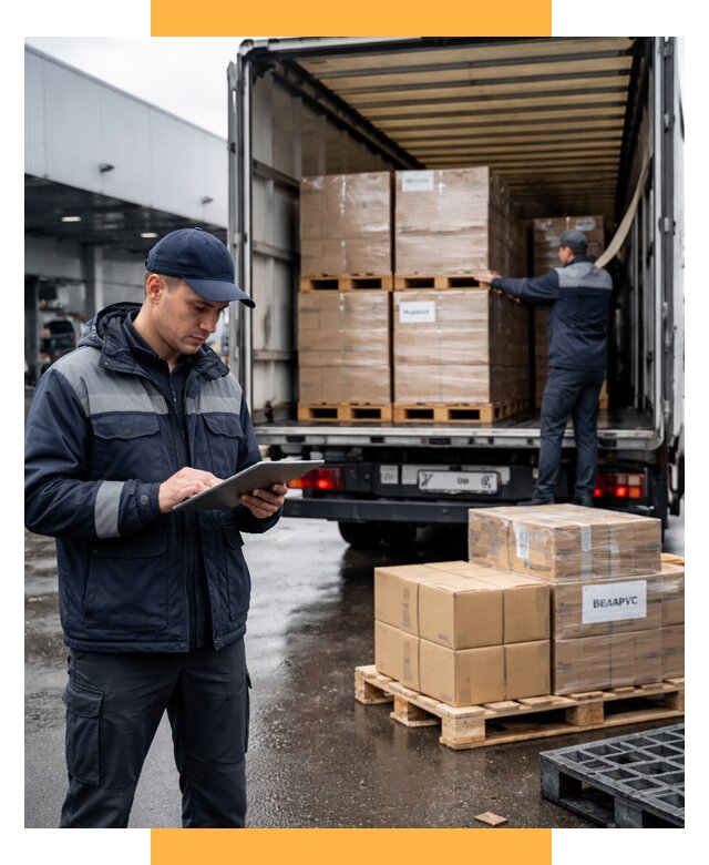 Доставка грузов из Беларуси от 15225 р. логистика СетСервис-Пск