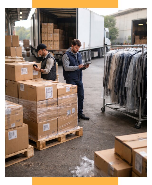 Перевозка и доставка одежды из Китая от 7613 р., СетСервис-Пск