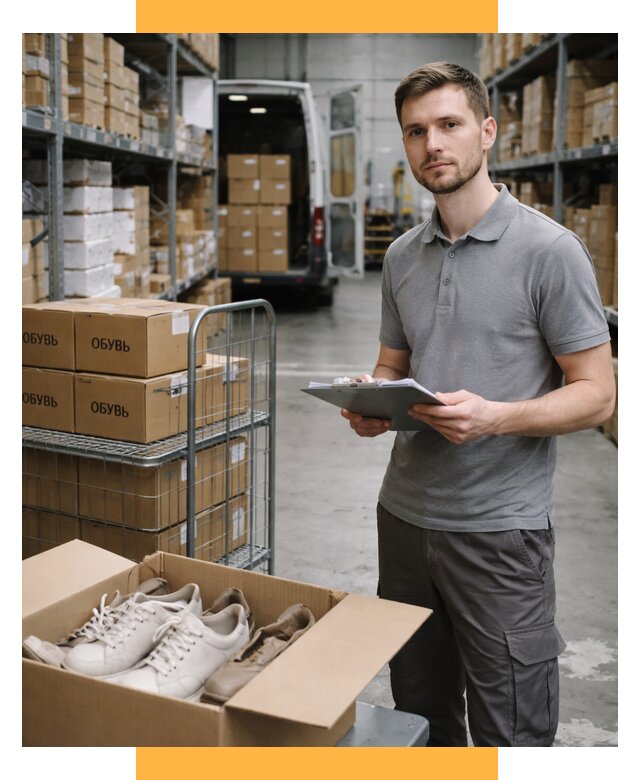 Доставка обуви из Китая и Турции от 4568 р. СетСервис-Пск