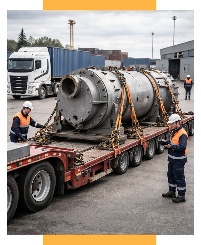 Перевозка тяжеловесных грузов под ключ от 152250 р. | СетСервис-Пск