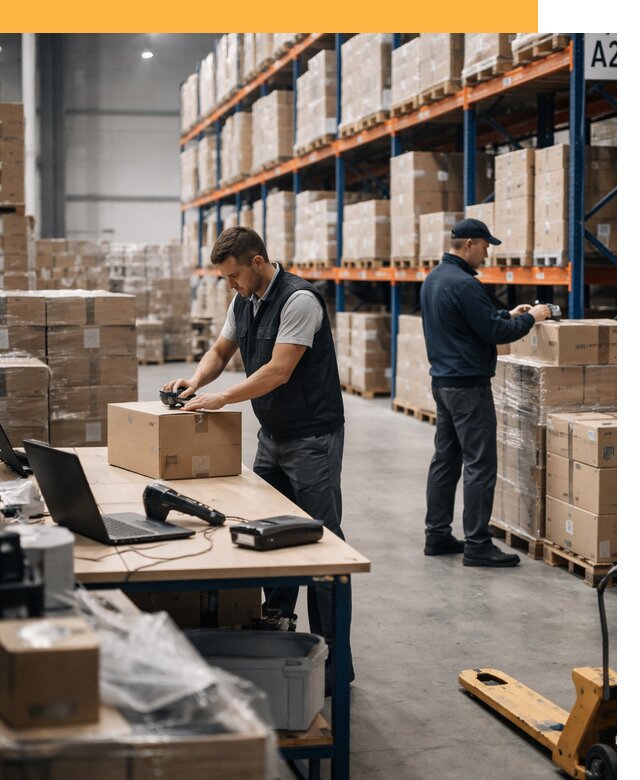 Склад консолидации в Европе: хранение, сортировка от 6598